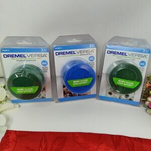 Lot Of 3 (Sets Of 3) Dremel Versa Kitchen Scour Pads PC367-3 PC363-3 New Sealed